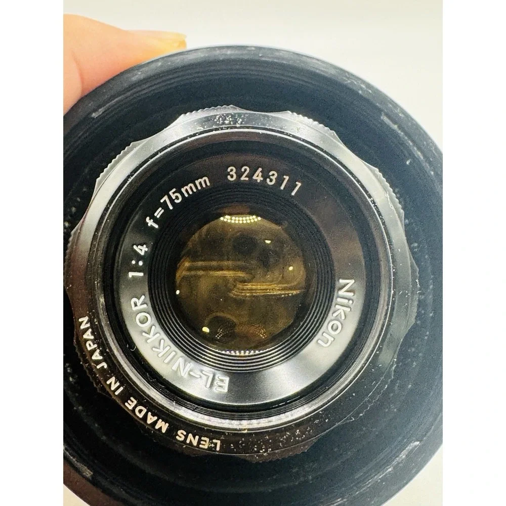 Nikon EL-Nikkor 75mm f/4 Enlarging Lens Made in Japan w/ Original Box Case